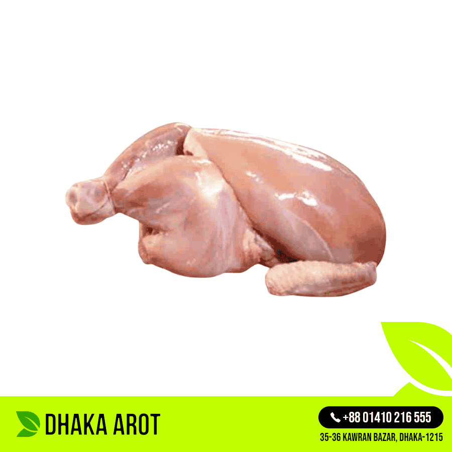 Broiler Chicken - Whole Skinless (ব্রয়লার মুরগি - সোলা) 1KG